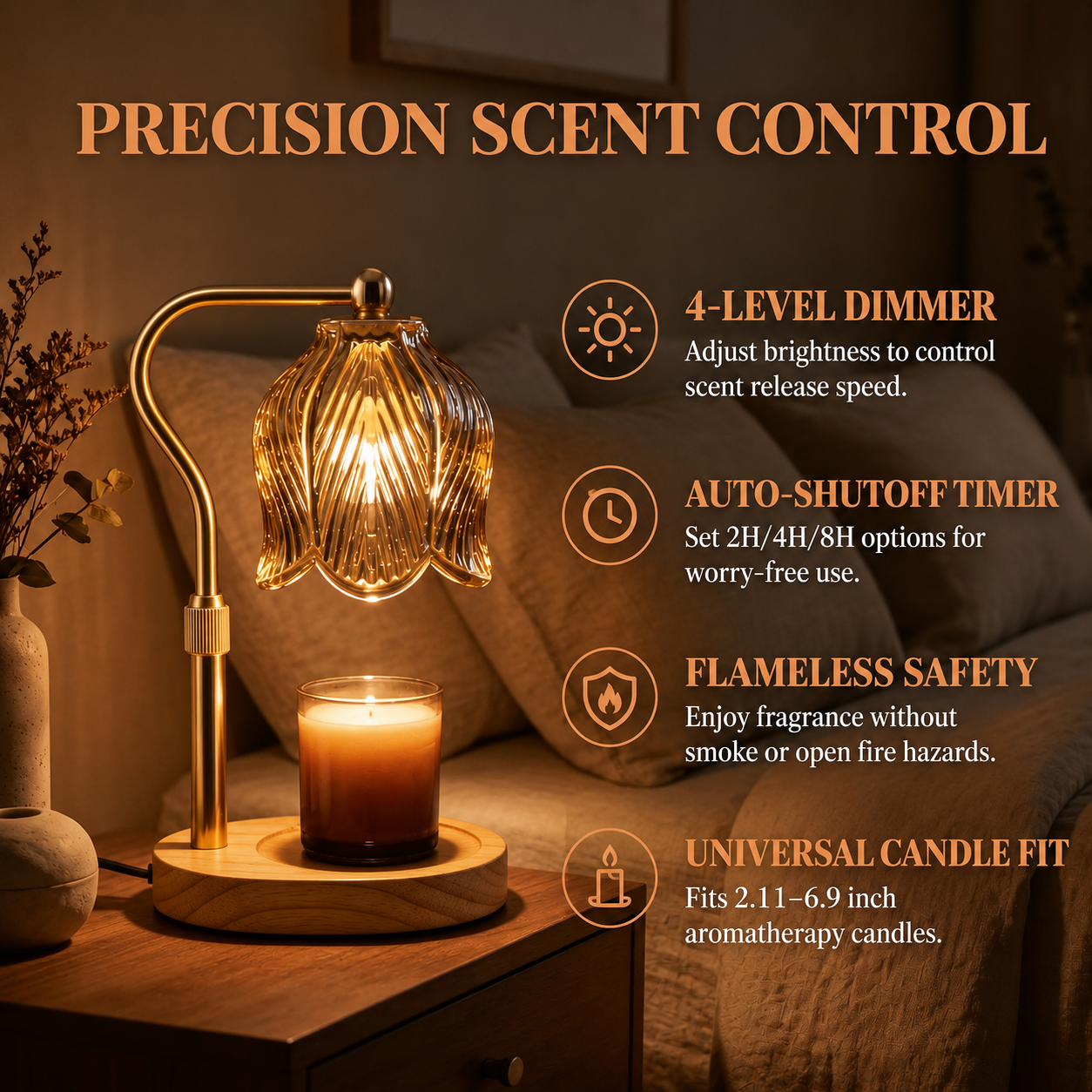 Tulip Candle Warmer Lamp