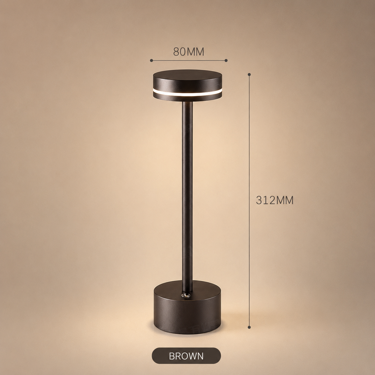 Minimal Rechargeable Table Lamp