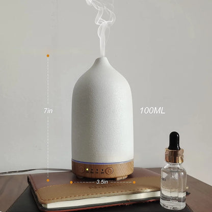 Wood Grain Ceramic Aroma Diffuser